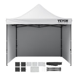 Folded gazebo packed inside its wheeled storage bag