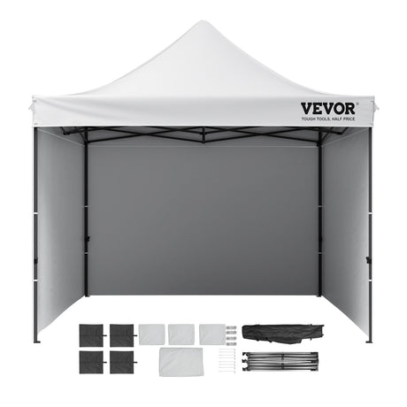 Folded gazebo packed inside its wheeled storage bag