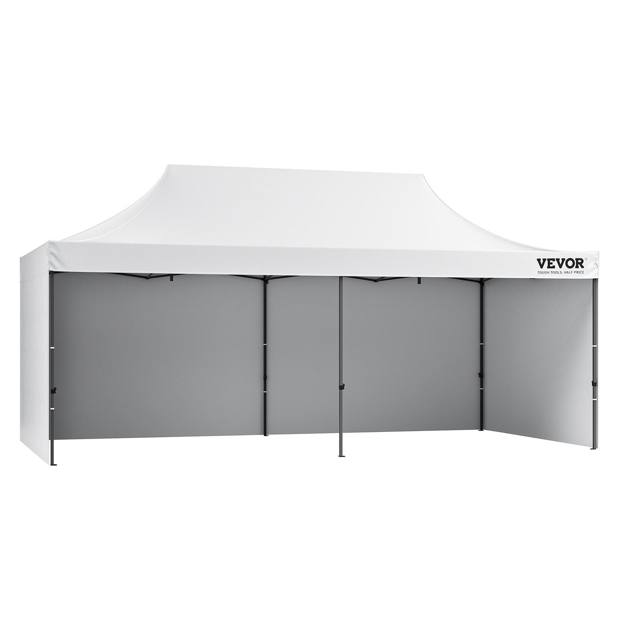 Dimension diagram of the 3 x 6 m pop up canopy tent