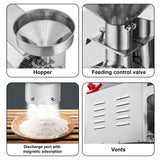 Four abrasive discs supplied with the electric grain mill grinder