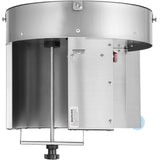 Side profile of the stainless steel electric vegetable slicer