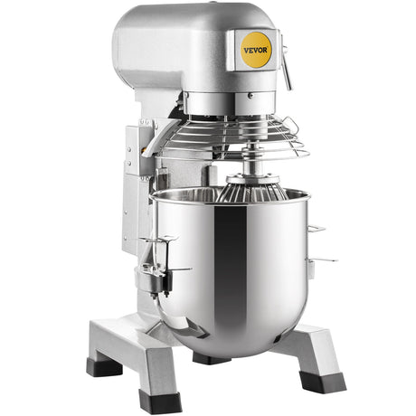 Stand mixer in use in a bakery kitchen