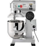 Dimension diagram of the commercial 16.5 L stand mixer