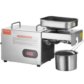 850 W stainless steel electric oil press machine with adjustable temperature