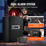 Garda Safe Box, 3.5 cu.ft, Single Door, Key and Digital Lock