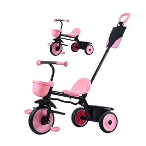 Toddler Tricycle and Stroller with Parent Push Handle - view 1
