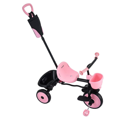 Toddler Tricycle and Stroller with Parent Push Handle - view 11