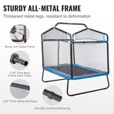 Tanby Mini Trampoline with Enclosure and Gymnastics Bar, 6ft