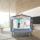 Tanby Mini Trampoline with Enclosure and Gymnastics Bar, 6ft