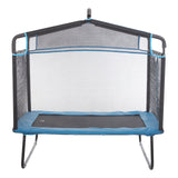 Tanby Mini Trampoline with Enclosure and Gymnastics Bar, 6ft