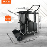 2 Tier Welding Cart with Lockable Cabinet 265lb