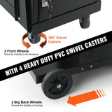 2 Tier Welding Cart with Lockable Cabinet 265lb