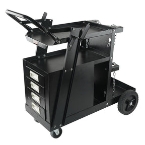 Welding Trolley Cart 2 Tier 4 Drawer With Gas Bottle Storage