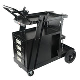 Welding Trolley Cart 2 Tier 4 Drawer With Gas Bottle Storage