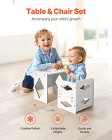 Montessori Weaning Table and Chair Set, White - view 2