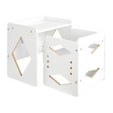 Montessori Weaning Table and Chair Set, White - view 9