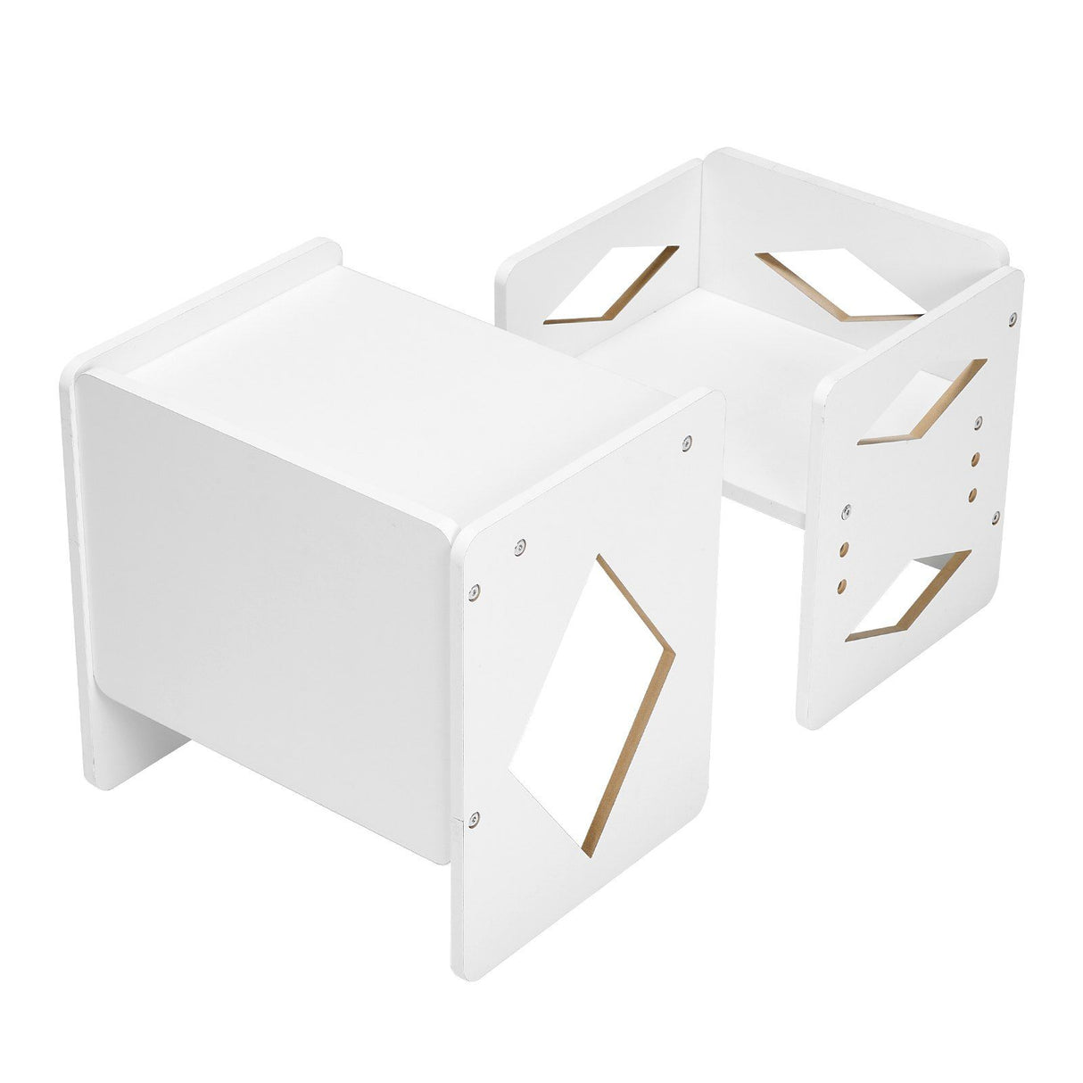 Montessori Weaning Table and Chair Set, White - view 11