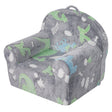 Grey kids glow in the dark plush chair