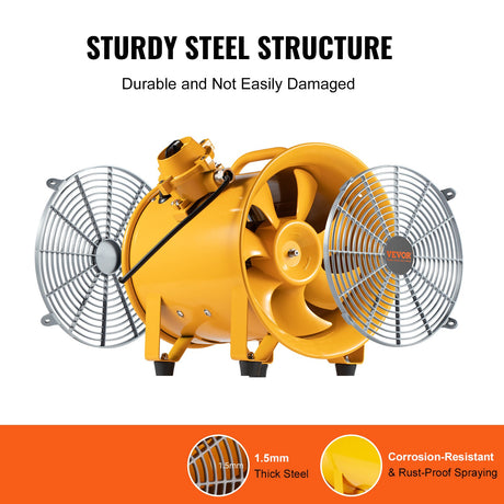 Cylinder ventilator side view
