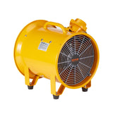 Industrial exhaust fan blower in use