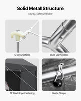 Galvanised steel pipe joint of the portable garage frame
