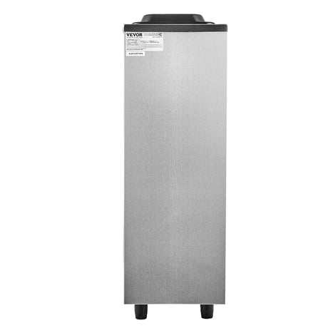 Rear view of the slushy machine showing the cooling unit housing