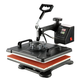 8 in 1 heat press machine with steel frame and 30 by 38 cm platen