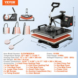 Teflon coated heat platen pressing a design onto a T shirt
