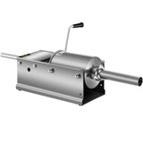 Ergonomic crank handle of the 3 L manual sausage stuffer