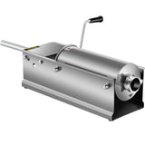 Ergonomic crank handle of the 5 L manual sausage stuffer