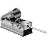 5 L sausage stuffer shown with all included tubes and parts