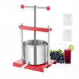 6 L stainless steel manual fruit and wine press with T shaped handle