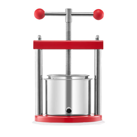 Metal base and support frame of the 6 L manual wine press