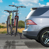 Zottegem Folding Hitch Mount Bike Rack, 2 Bike, 160lbs, Black