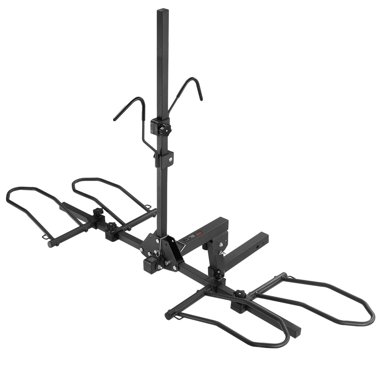 Zottegem Folding Hitch Mount Bike Rack, 2 Bike, 160lbs, Black