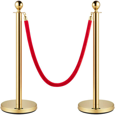 Gold stanchion set dimensions