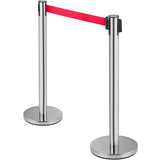 Six piece silver stanchion set contents