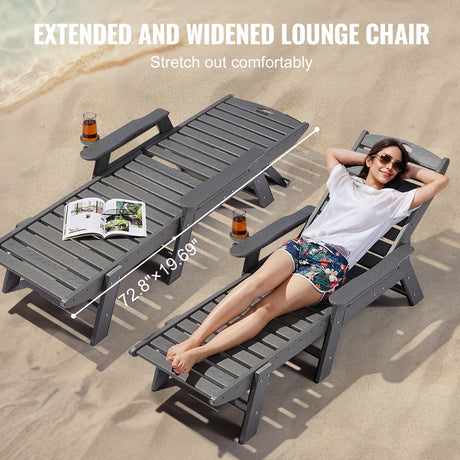 Batehaven Sun Lounger, Grey