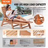 Gascoyne Outdoor Chaise Lounge Chair, Brown