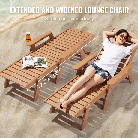 Yorkeys Sun Lounge, Brown HDPE