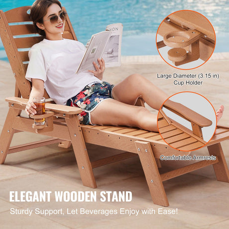 Yorkeys Sun Lounge, Brown HDPE