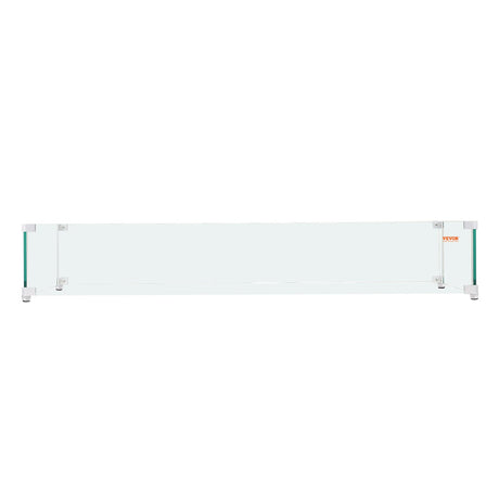 Clear Tempered Glass Wind Guard for Fire Pit