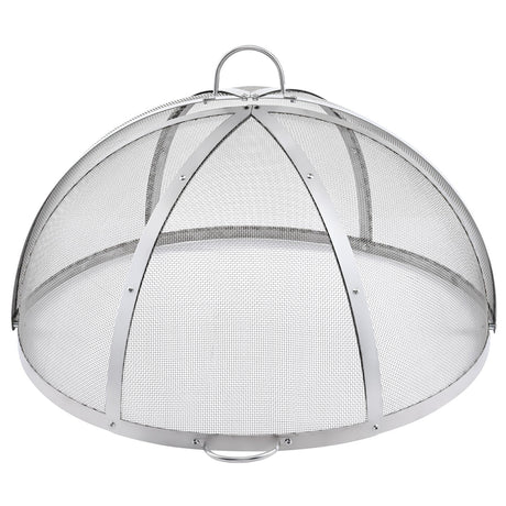 30" Stainless Steel Firepit Spark Screen Lid