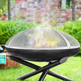 40-Inch Round Heavy-Duty Fire Pit Spark Screen