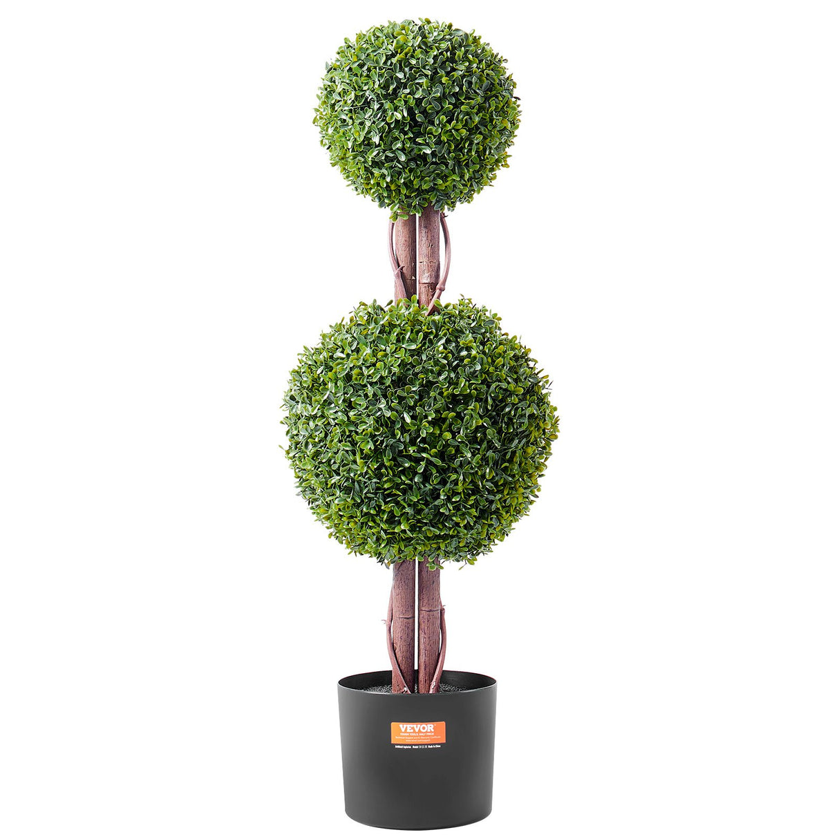 VEVOR faux boxwood topiary tree outdoor balcony placement — Allure Home Collections