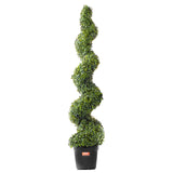 Artificial topiary trees indoor living room styling — Allure Home Collections
