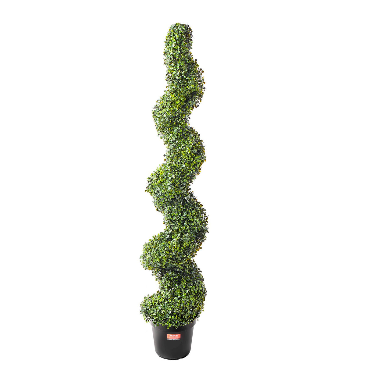 VEVOR artificial boxwood topiary tree packaging and assembly detail — Allure Home Collections
