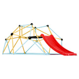 8FT geometric climbing dome with slide