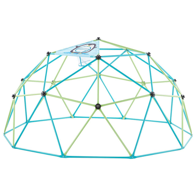 Geometric dome climber with basketball set 305cm view 1