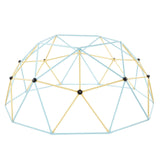 Geometric dome climber with basketball set and octopus net 305cm view 1